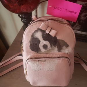 NWT Betsey Johnson Doggie children's backpack
